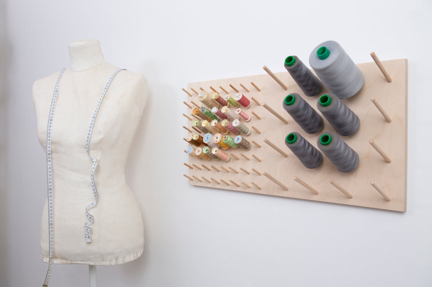 Cotton and overlocker thread storage hand made