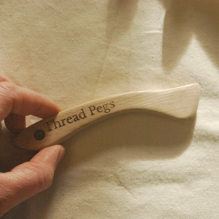 Hera marker held on fabric